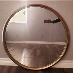 Beautiful Round Gold Mirror