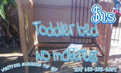 Toddler Bed. Text(contact info removed)
