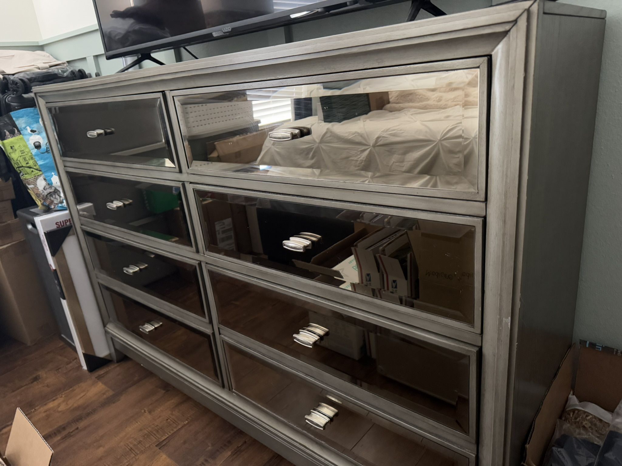 Mirrored Dresser