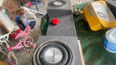 Q Power Dual Subwoofer Box for single cab