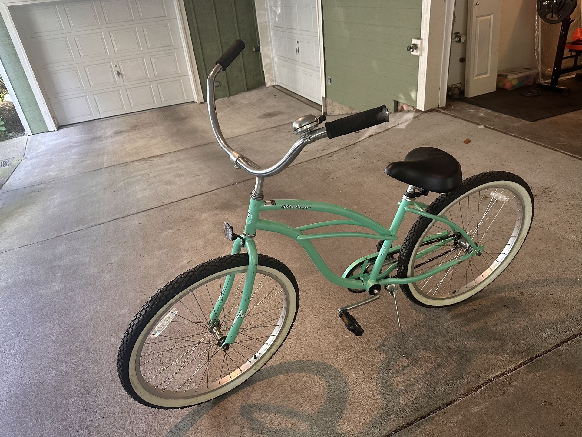 Firmstrong Teal Beachcruiser Bike