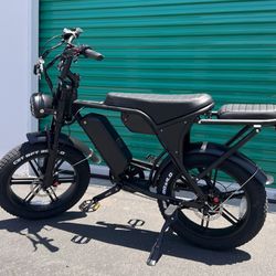 Electric Ebike (Dual battery/Extended Seat) (Retro Style) 1000 Peak Watt Motor 32mph, 30ah Battery (Total) 