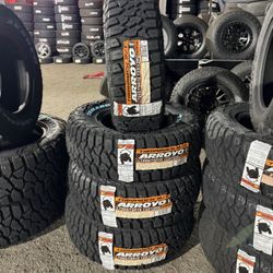 265/75/16 Arroyo RT New Tires Perfect for Tacoma,Chevy,GMC