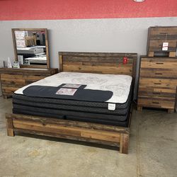 Brand New King Bedroom Group Available Now!! 