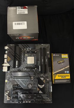 Bundle AMD: Board B550-Plus TUF GAMING + AMD RYZEN 7 5800XT + CORSAIR VENGEANCE 32GB DDR4 3200 MHz
