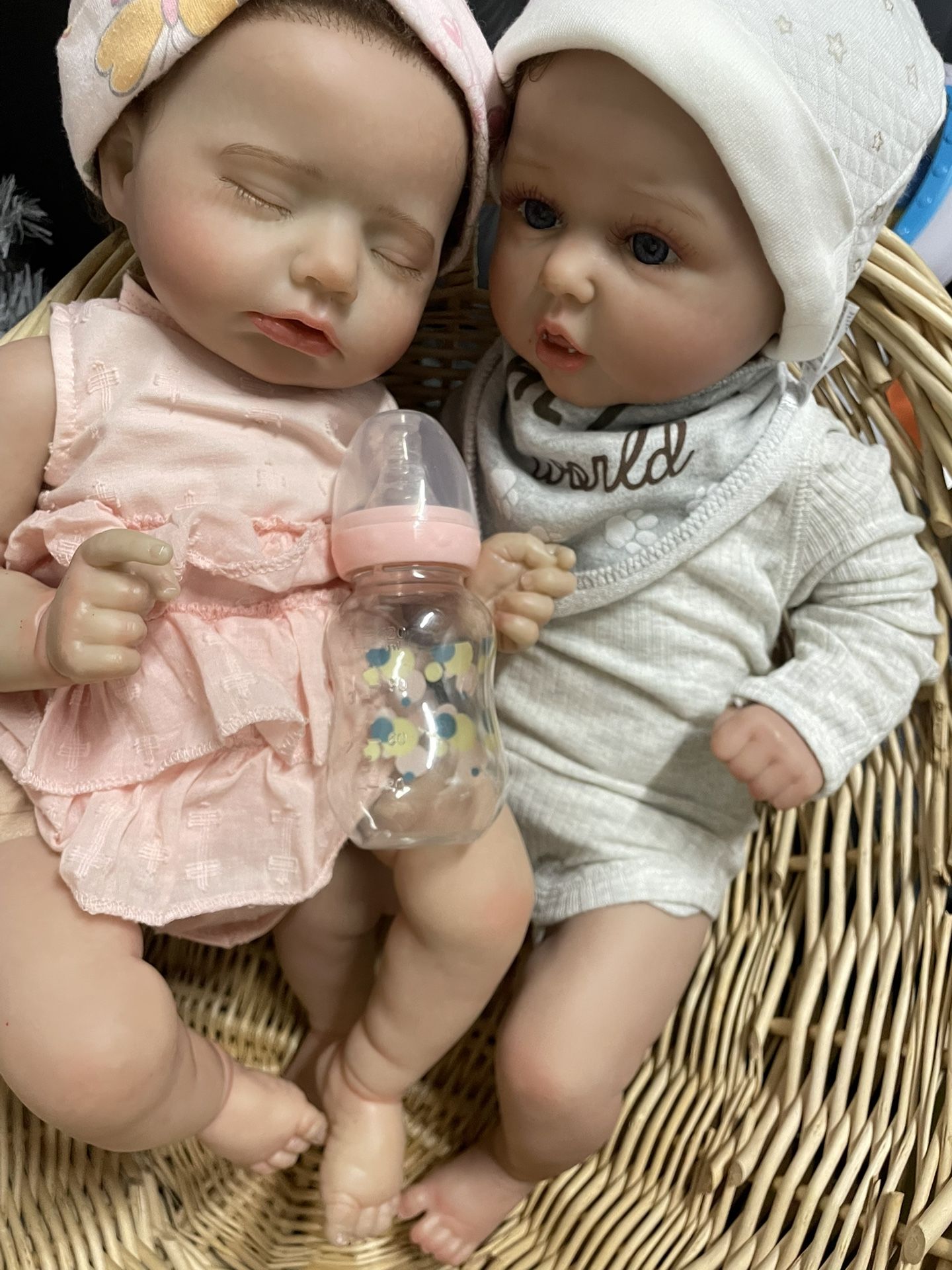 Baby Boy And Girl Realistic Doll
