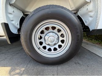 255/70R17 General Grabber HTS Tires on 17” OEM Steel Wheels
