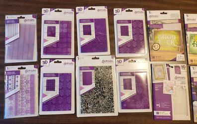 Card Making Embossing Folders - New in package - See description