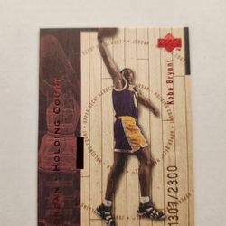 1998 Upper Deck Kobe Bryant/michael Jordan Holding Court Card 