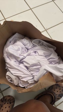 White Cocktail Table + 6ft table clothes
