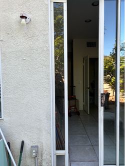Extra Tall Adjustable Sliding Glass Pet Door Insert | Small Flap | $75 OBO