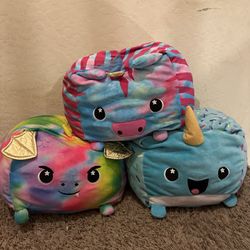 Moosh Moosh Stuffed Animals, Lot (will Sell Seperately