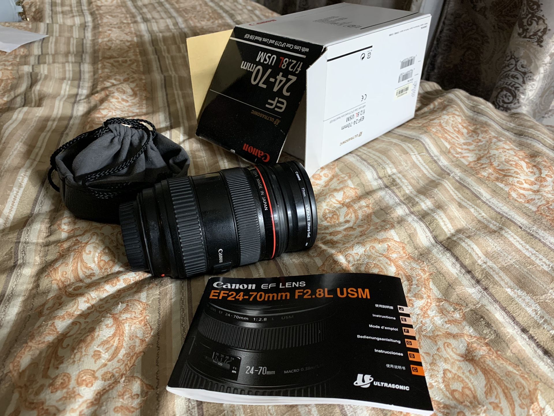 Canon lense 24-70 F2.8 L