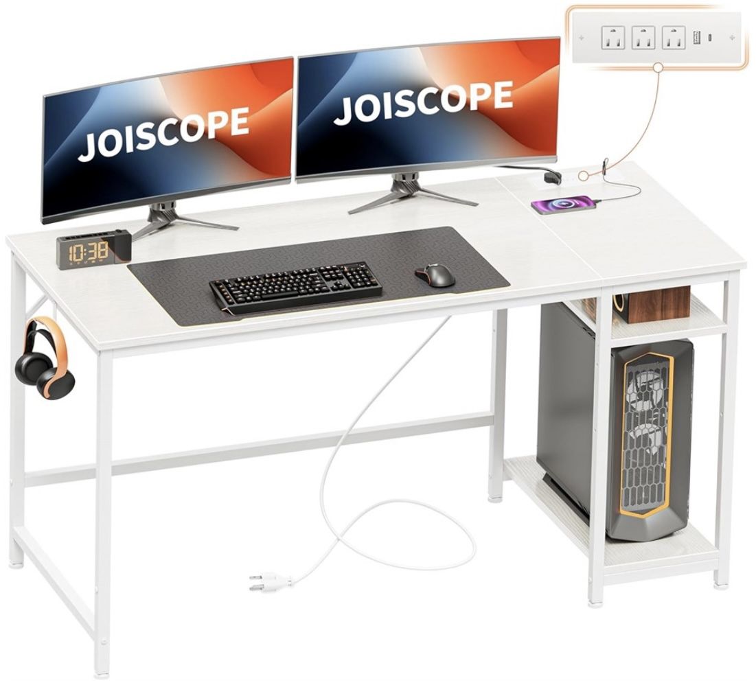 55 inch gaming desk with outlet