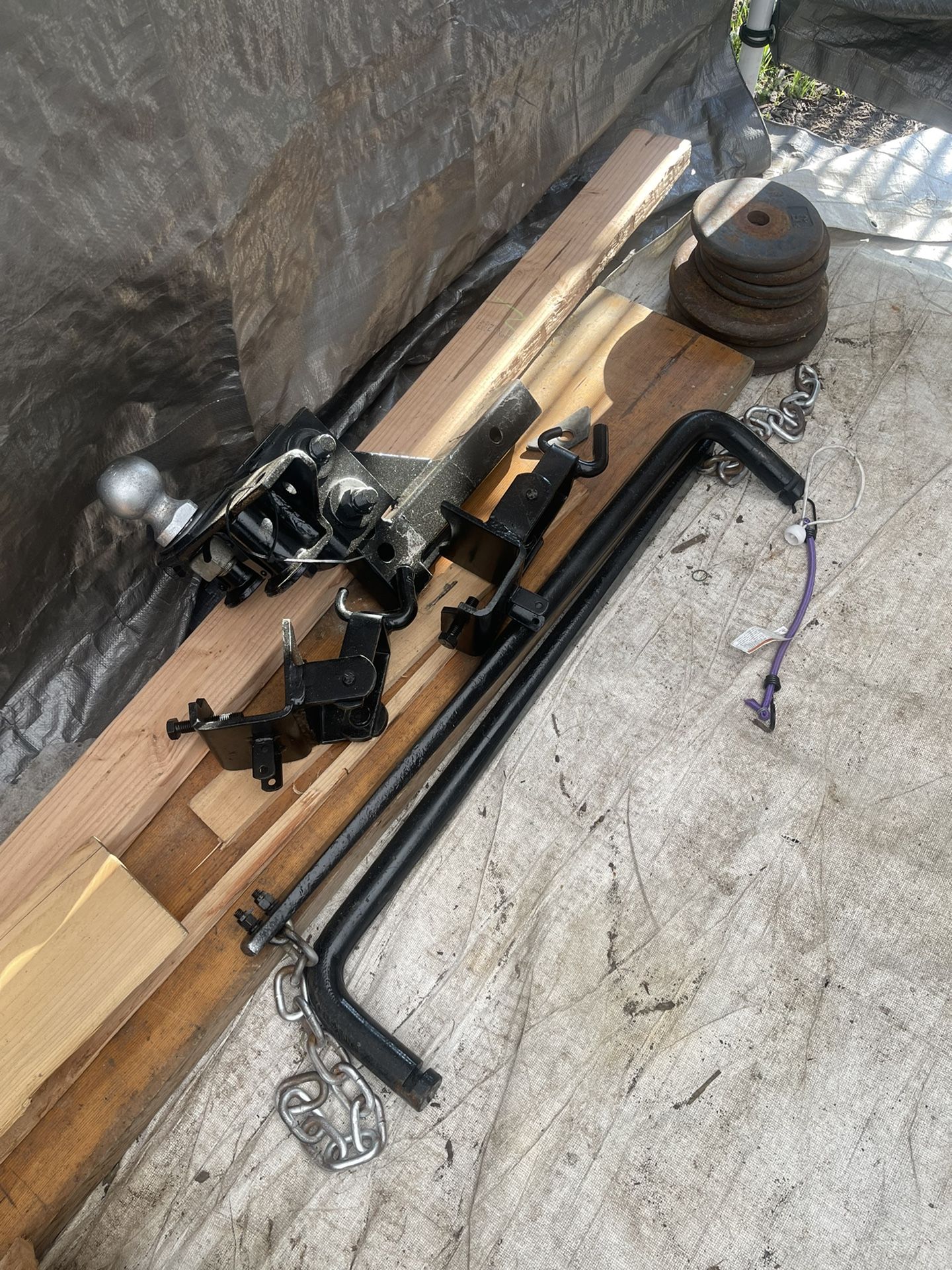 RV Hitch And Bars