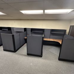 Refurbished office cubicles