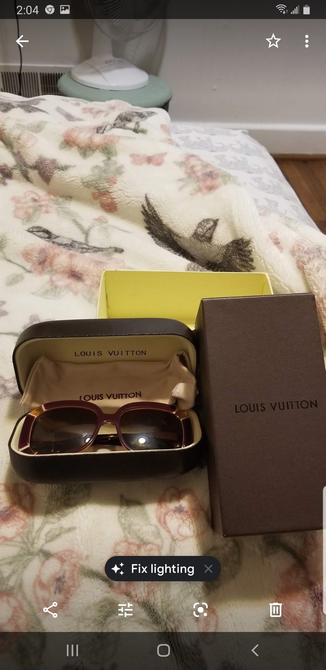 Louis Vuitton vantage Shades clot case and Box