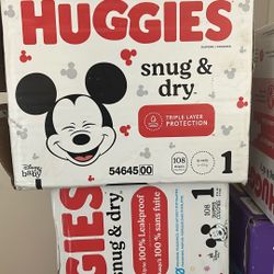 Huggies Snug And Dry Size 1 
