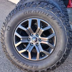 2026 NEW OEM ORIGINAL TAKEOFFS FORD F-150 TREMOR 18 INCH TIRES GENERAL GRABBER ALL-TERRAN 99.99 % $ 1699