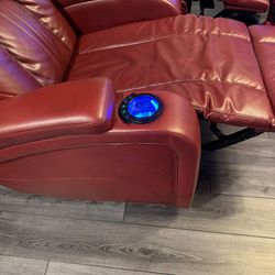 2 Leather Electric Recliner 