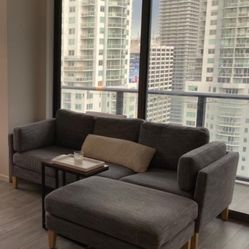 Grey Comfy Couch Sofa for Sale 