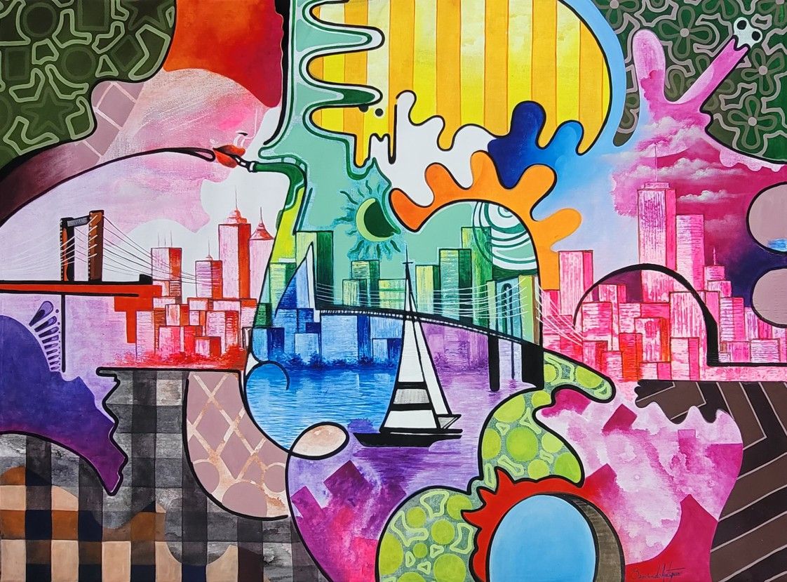 Modern Painting On Canvas