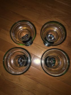 TGI Fridays Large margarita Glasses Set Of 4