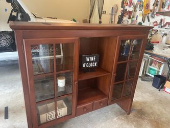 Coffee/wine bar hutch