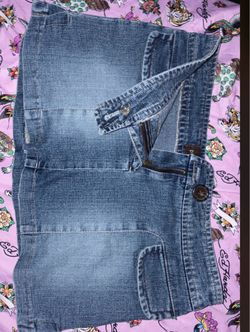 Mini Jean skirt