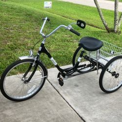 24 Inch Sun Traditional Adult Tricycle 1 Speed 
