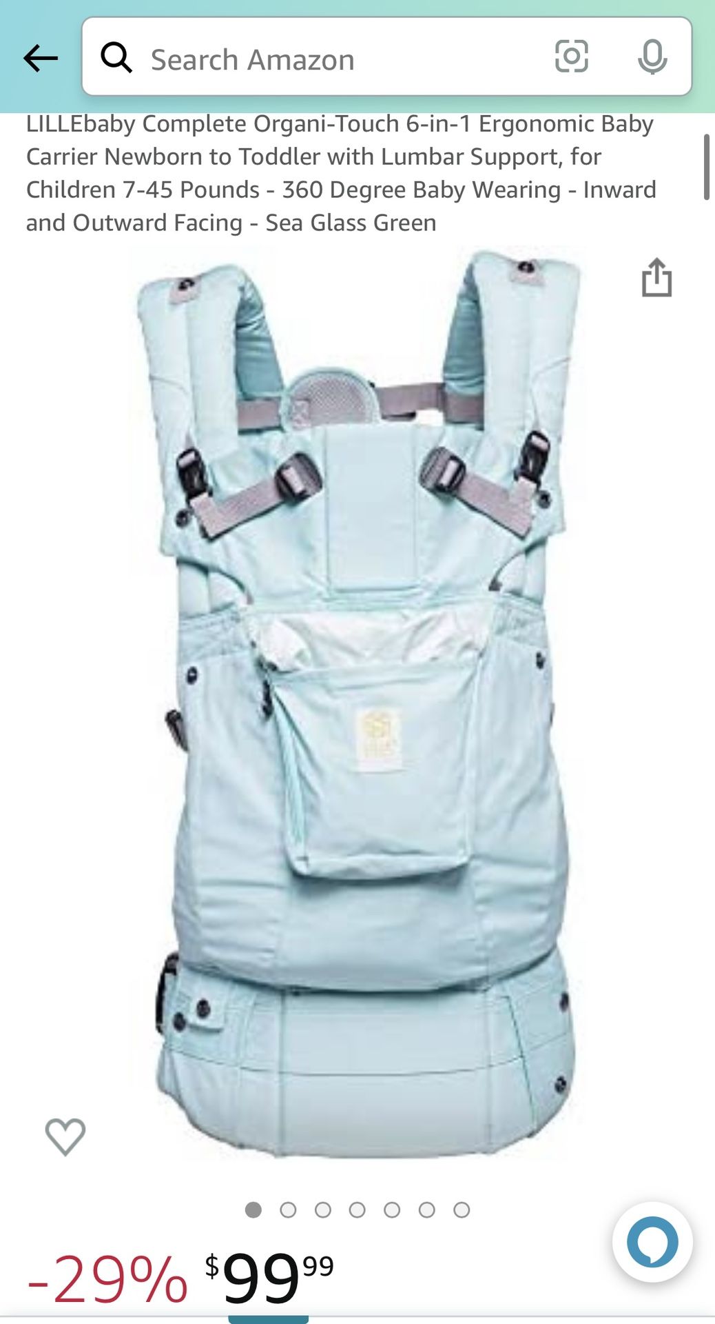 LILLIEBaby Organi 6-1 Carrier