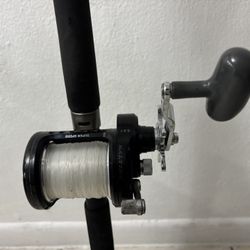 🐠 Preowned Daiwa Saltist 50SHS Reel & Shimano Triton 6’6” 30-80Lb Rod 🔥 