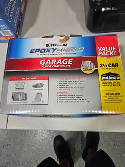 Epoxy garage floor