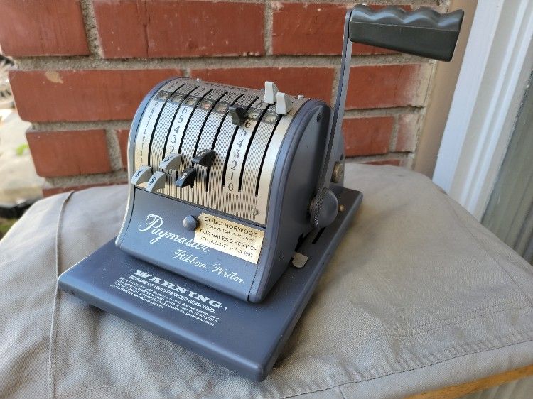 Vintage Paymaster Ribbon Writer popular