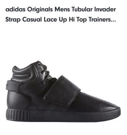 adidas Originals Mens Tubular Invader Strap Casual Lace Up Hi Top Sneakers - SIZE 12