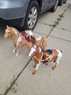 Toy Horses for 18in dolls