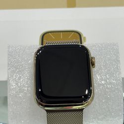 Apple Watch Series 9 Gold Stainless Steel ** EXCELLENT CONDITION 
