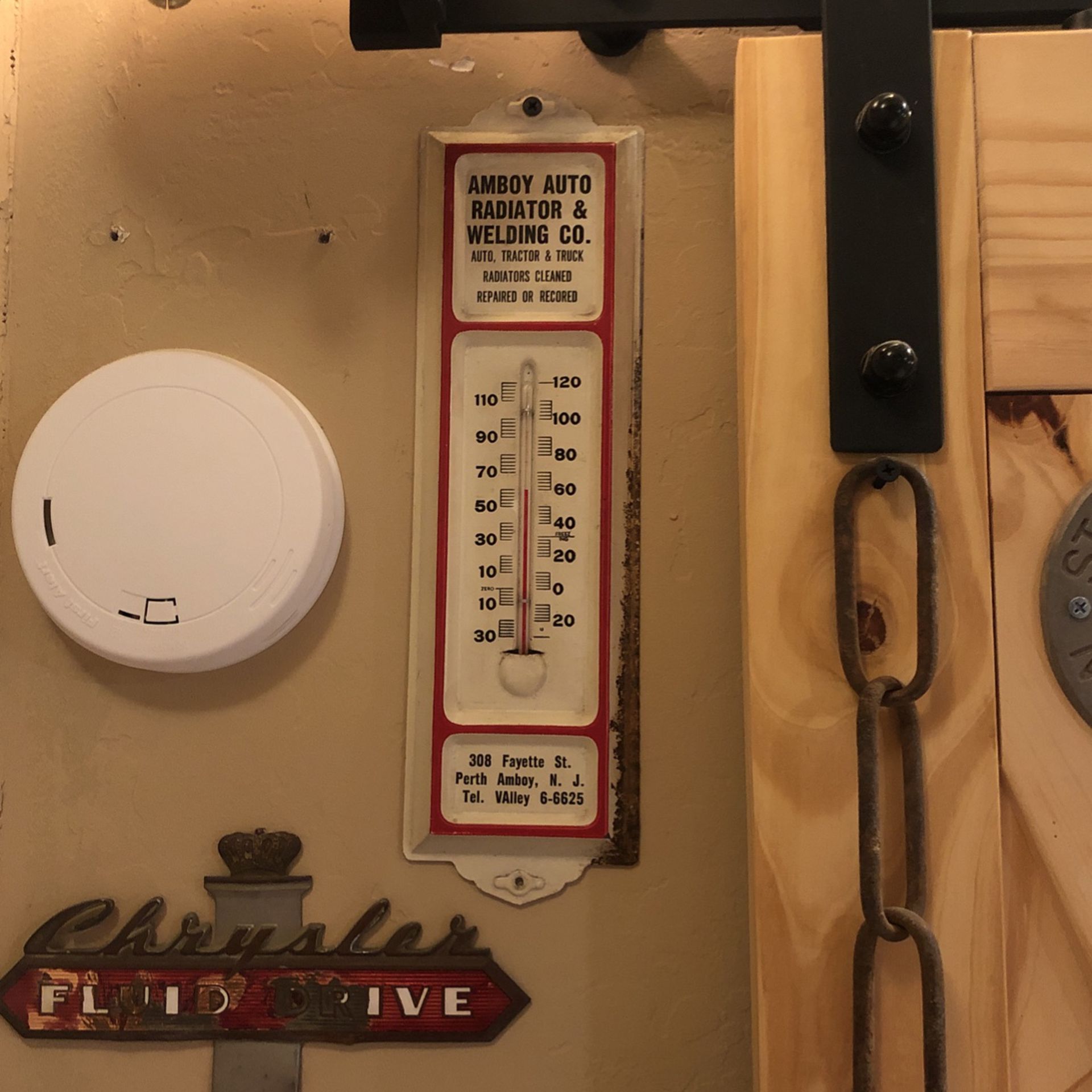 Antique Automotive Thermometer