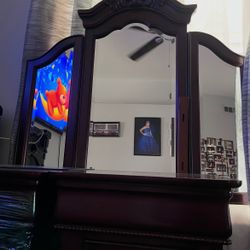 Antique Real Wood Vanity 