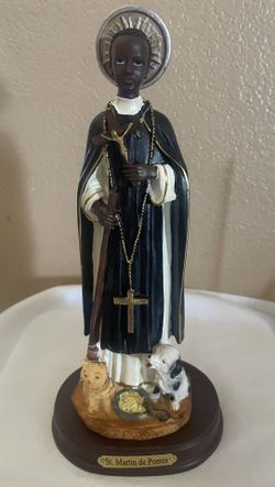 #1 St. Martin de Porres 8.5” Resin Figure ❗️Ver Descripción 