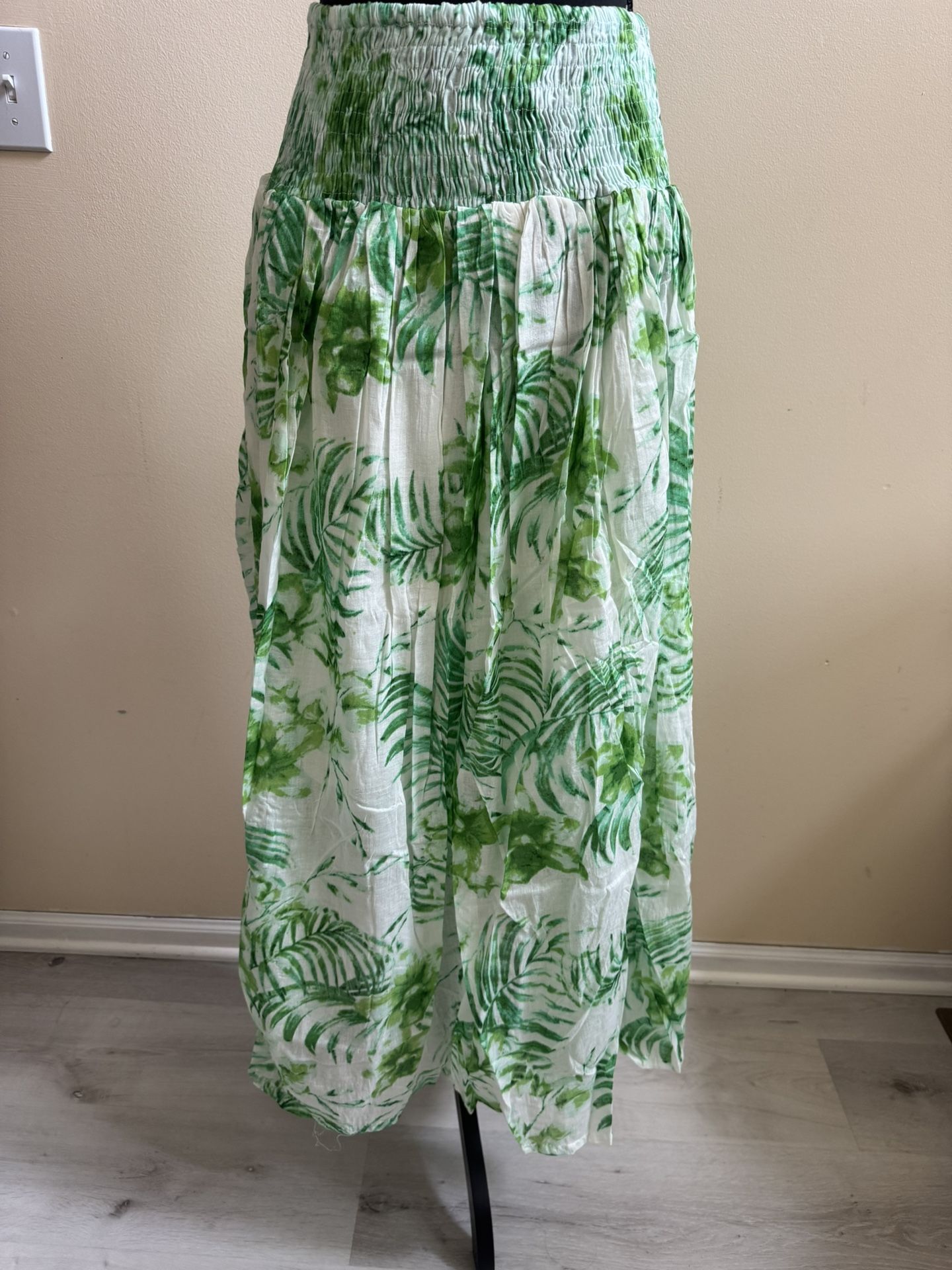 Jackpot New Green Maxi Skirt