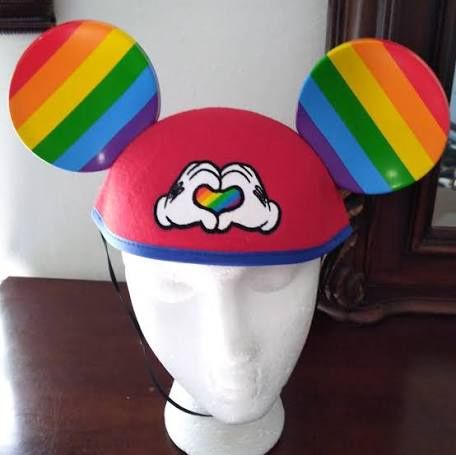 Disneyland Rainbow Mickey Mouse Pride Ears 