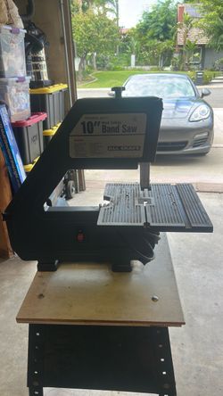 All craft 10” band saw model 3104 with tool stand