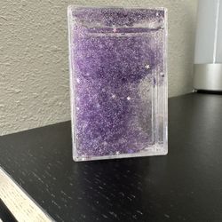 Instax Polaroid Frame Purple Star Glitter