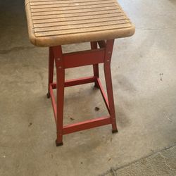 Vintage Metal Stool