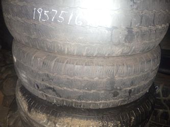 2 Continental Trailer Tires 195/75/16