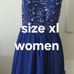 Prom, Party, Party Dress, Blue Dress