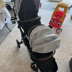 Mockingbird Single-to-Double Stroller + 2nd Seat Kit - Good Condition