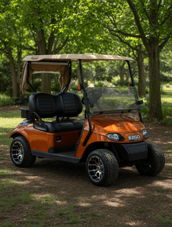 2017 E-Z GO TXT Golf Cart – Like New Sunburnt Orange with Canopy - New York, NY