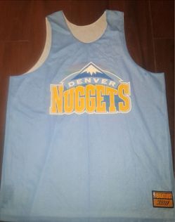 Vintage Y2K Denver Nuggets Reversible Mesh Jersey Big Man By Carl Banks Mens 2XL